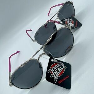Two Pairs of Pugs Fashion Rose Pink Designer Sunglasses